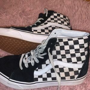 Vans checkered shoes